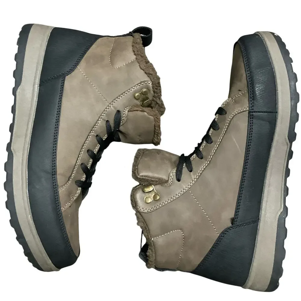 Weatherproof Men's Logjam Memory Foam Sneaker Boots Brown Size 11 NIB NEW
